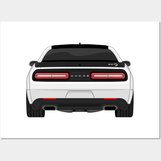 HELLCAT REAR WHITE Posters and Art